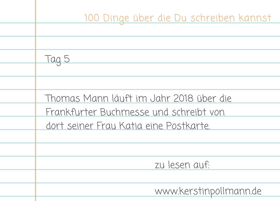 Tag 5 – Thomas Mann auf der Buchmesse